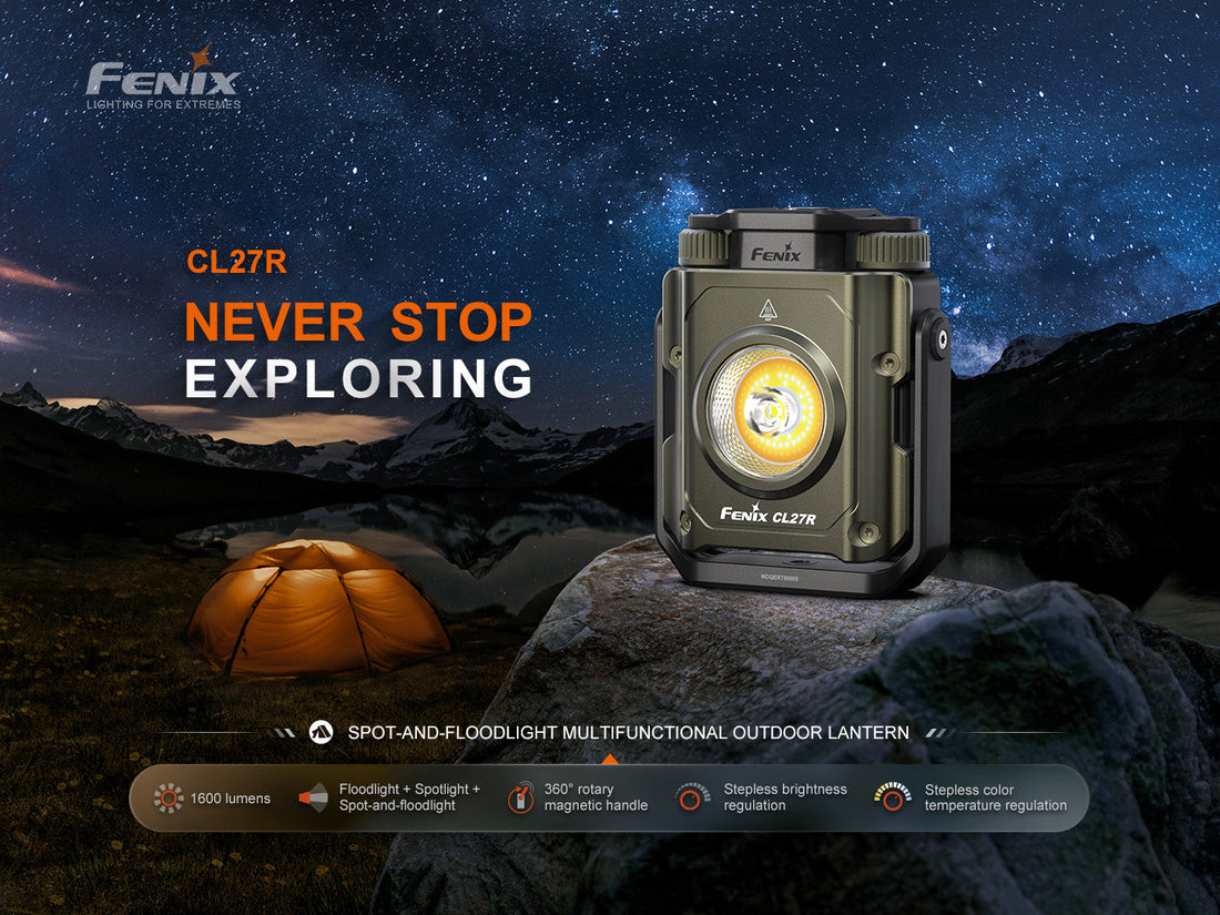 Fenix CL27R Rechargeable Lantern - Flood & Spot with Color Temp Control