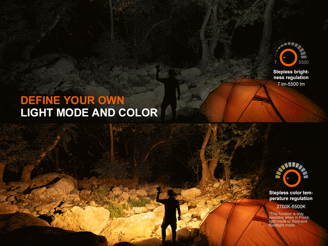 Fenix CP50R Road Hazard Camping Lantern - 5500 Lumen Multi-Mode