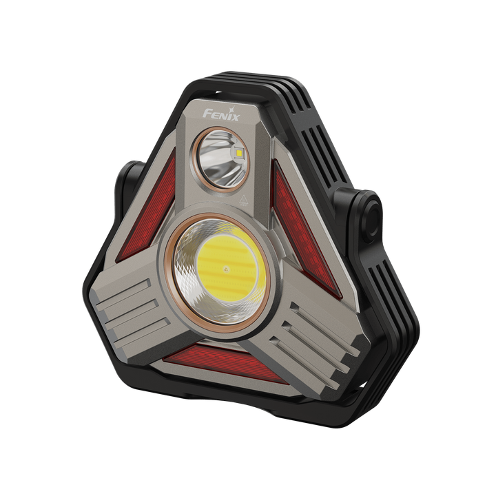 Headlamp with multiple lights on a black background
