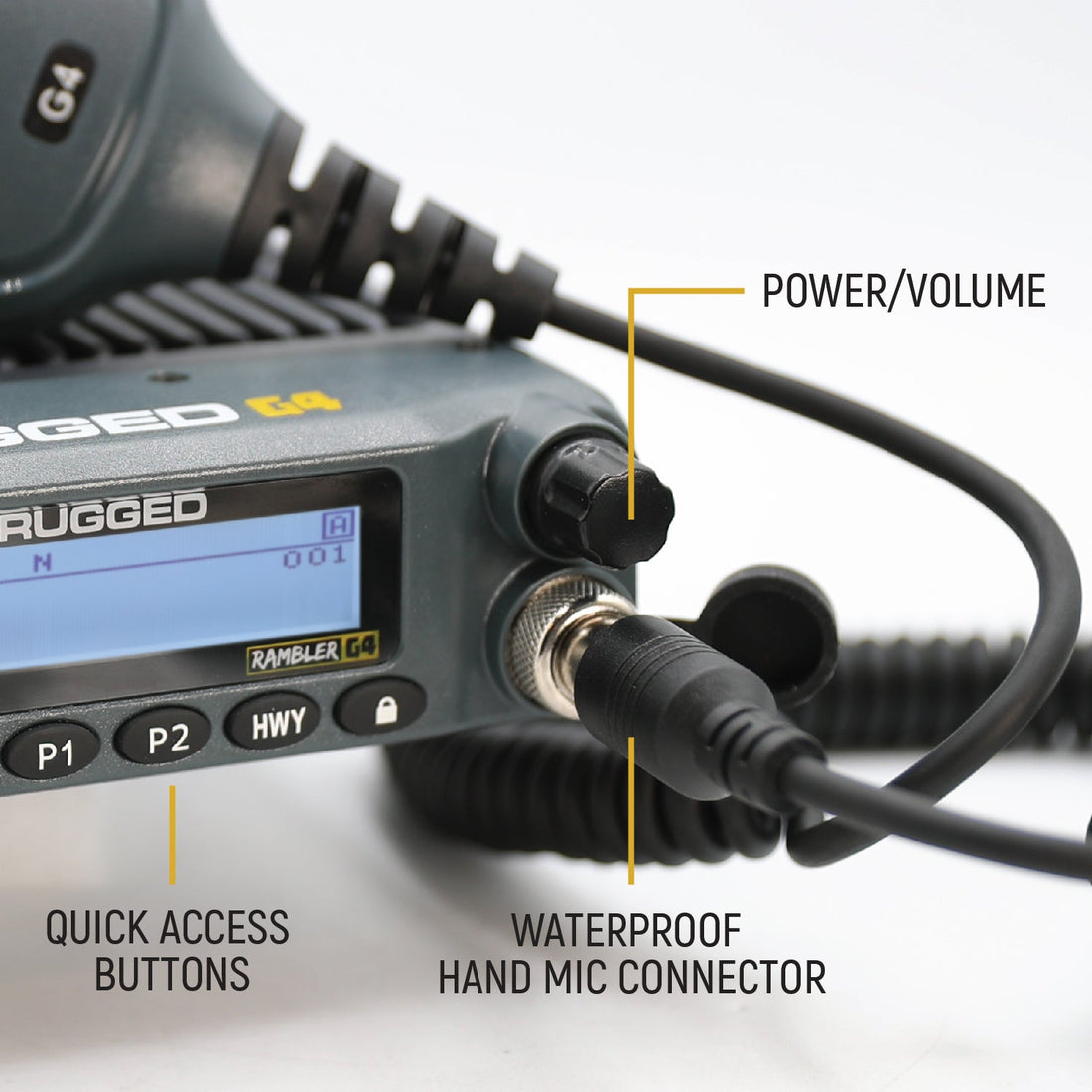 Rambler G4 Radio Kit - 50W GMRS Mobile with Antenna