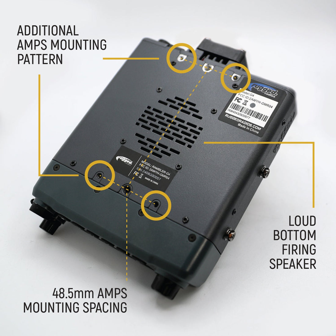Rambler G4 Radio Kit - 50W GMRS Mobile with Antenna
