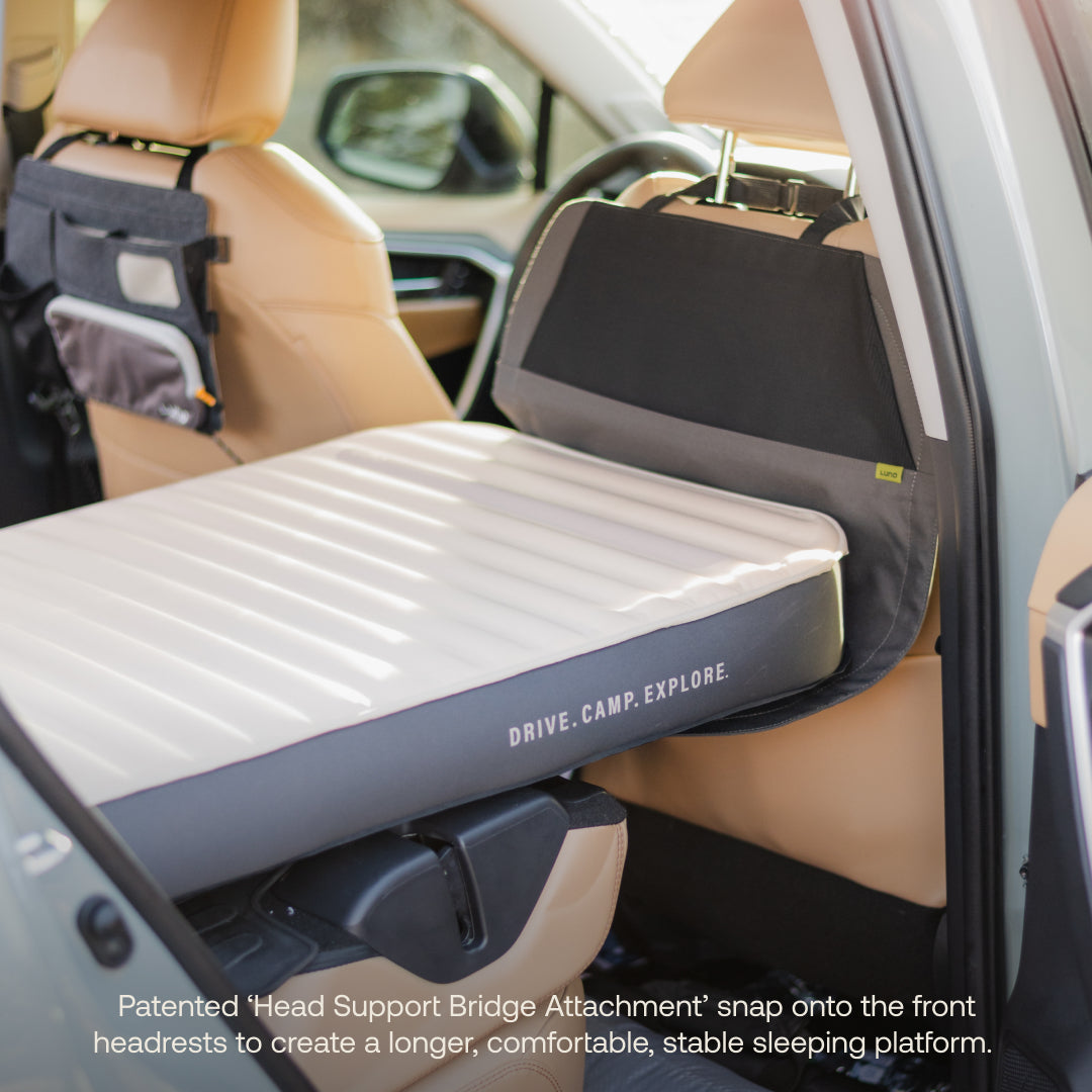 Inflatable car seat with &