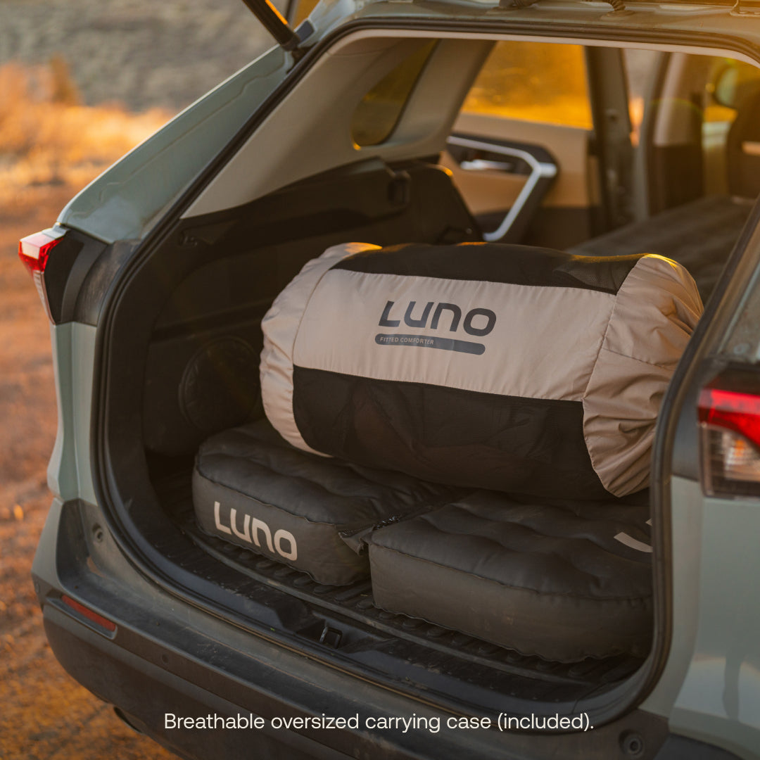 Luno Fitted Sleeping Bag Comforter - 3-in-1 Hybrid for Vehicle Mattresses