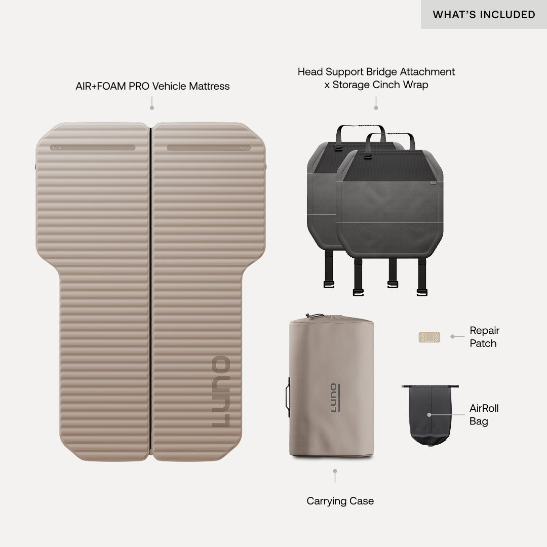 Luno AIR+FOAM Pro 4Runner/Defender Vehicle Mattress