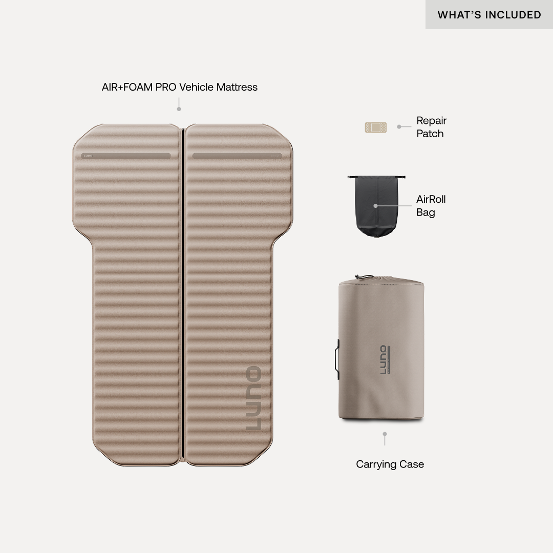Luno AIR+FOAM Pro Rivian R1S Vehicle Mattress