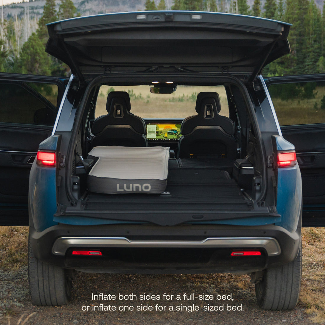 Luno AIR+FOAM Pro Rivian R1S Vehicle Mattress