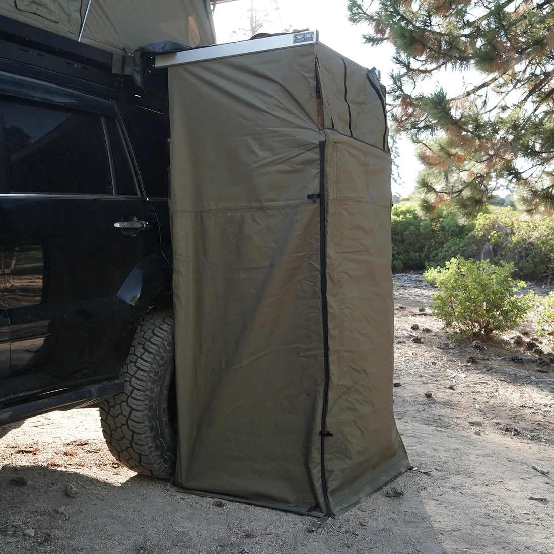 Shower Awning - Vehicle-Mounted Privacy Enclosure for Overlanding