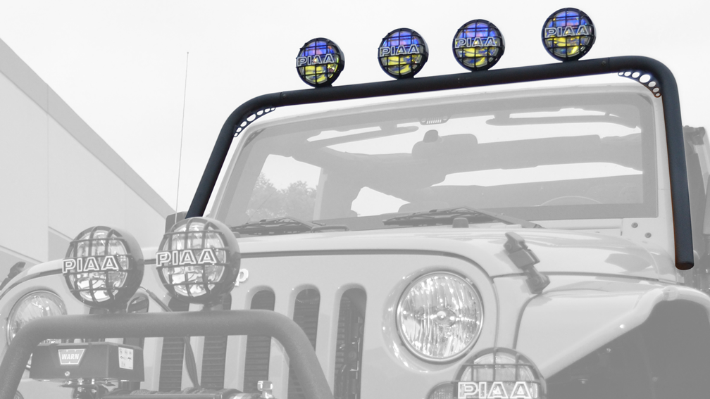 Jeep Wrangler JK Windshield Light Bar Mount (2007-2018)