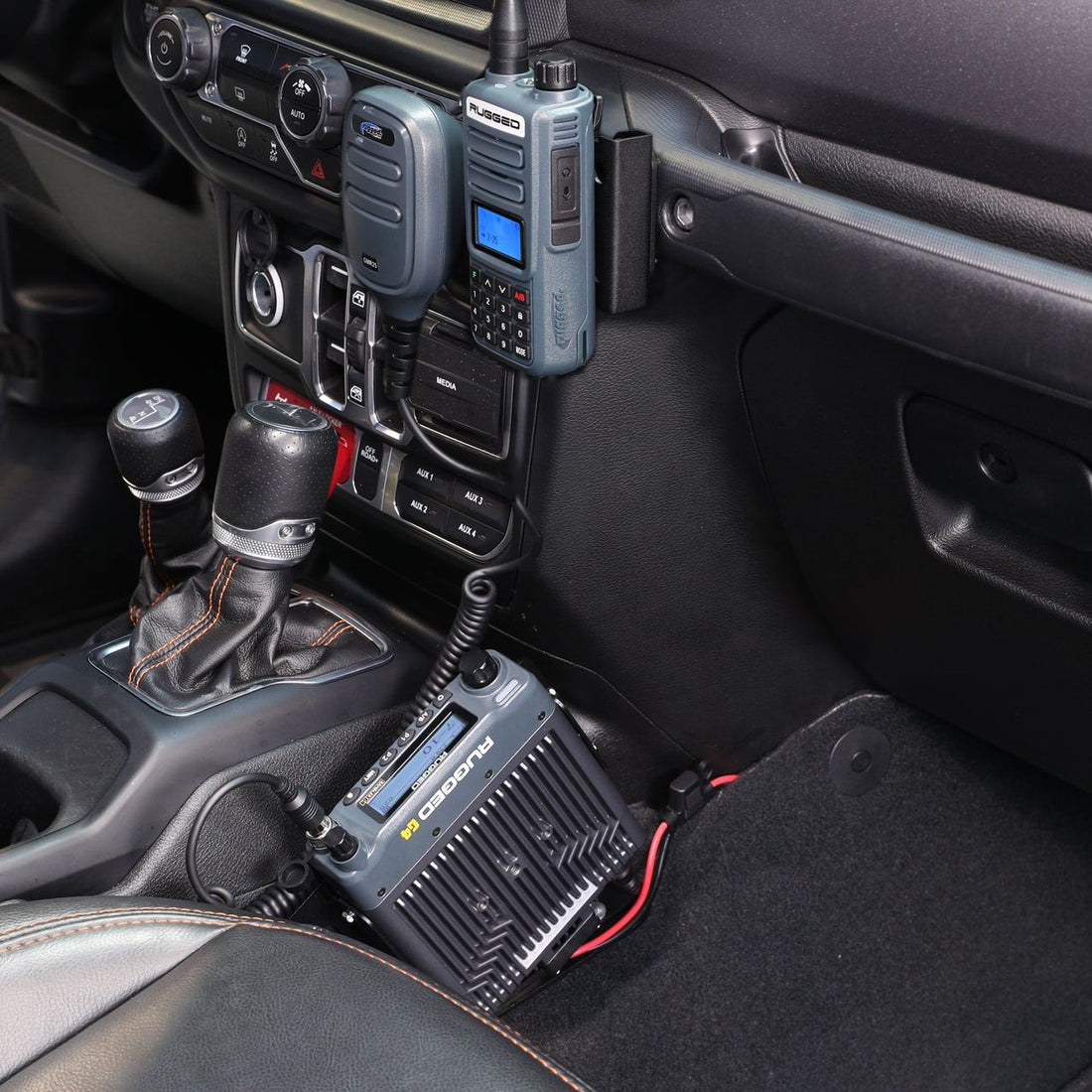 ULTIMATE GMRS Mobile Radio Kit for Jeep Wrangler JL and Gladiator JT
