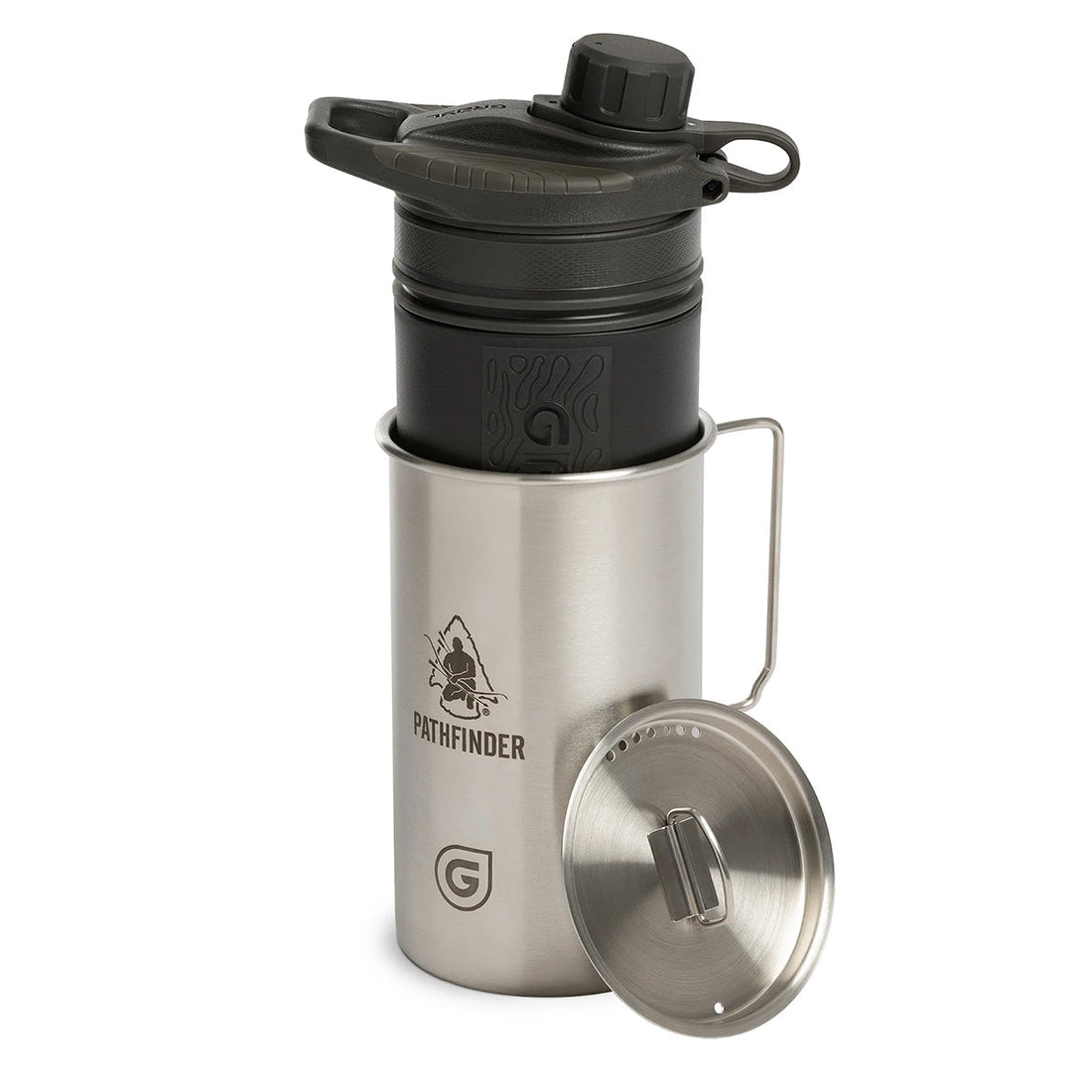 30oz GeoPress Stainless Steel Nesting Cup