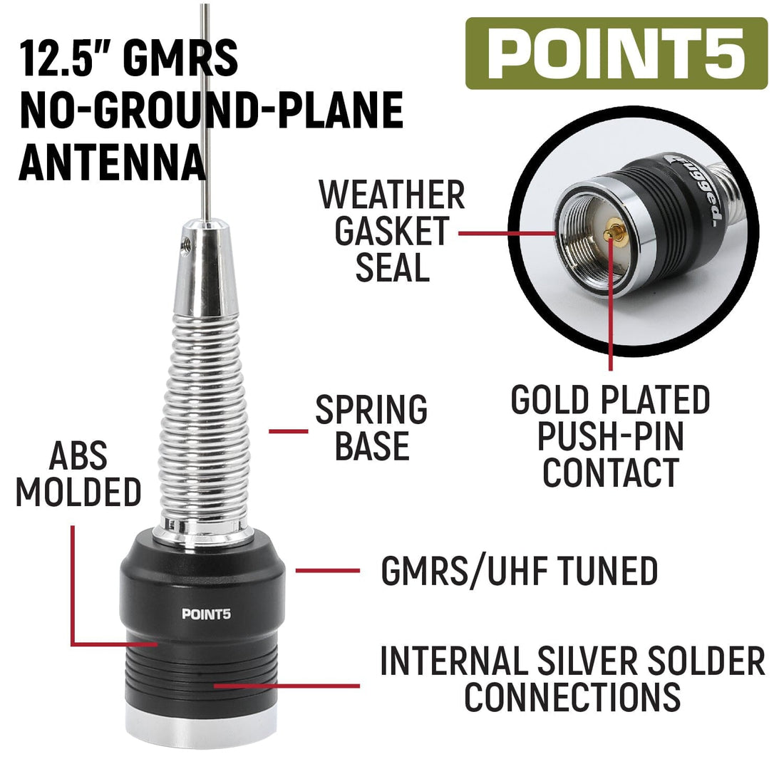 Ford Ranger Two-Way GMRS Mobile Radio Kit