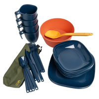 Camp Kitchen Set - 47-Piece All-in-One Camping Cookware Set & Cooking Kit for 2-4 People