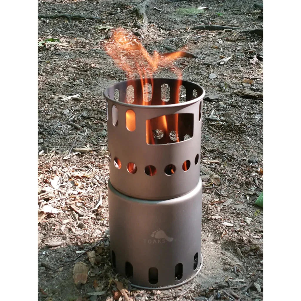 TOAKS Titanium Backpacking Wood Burning Stove