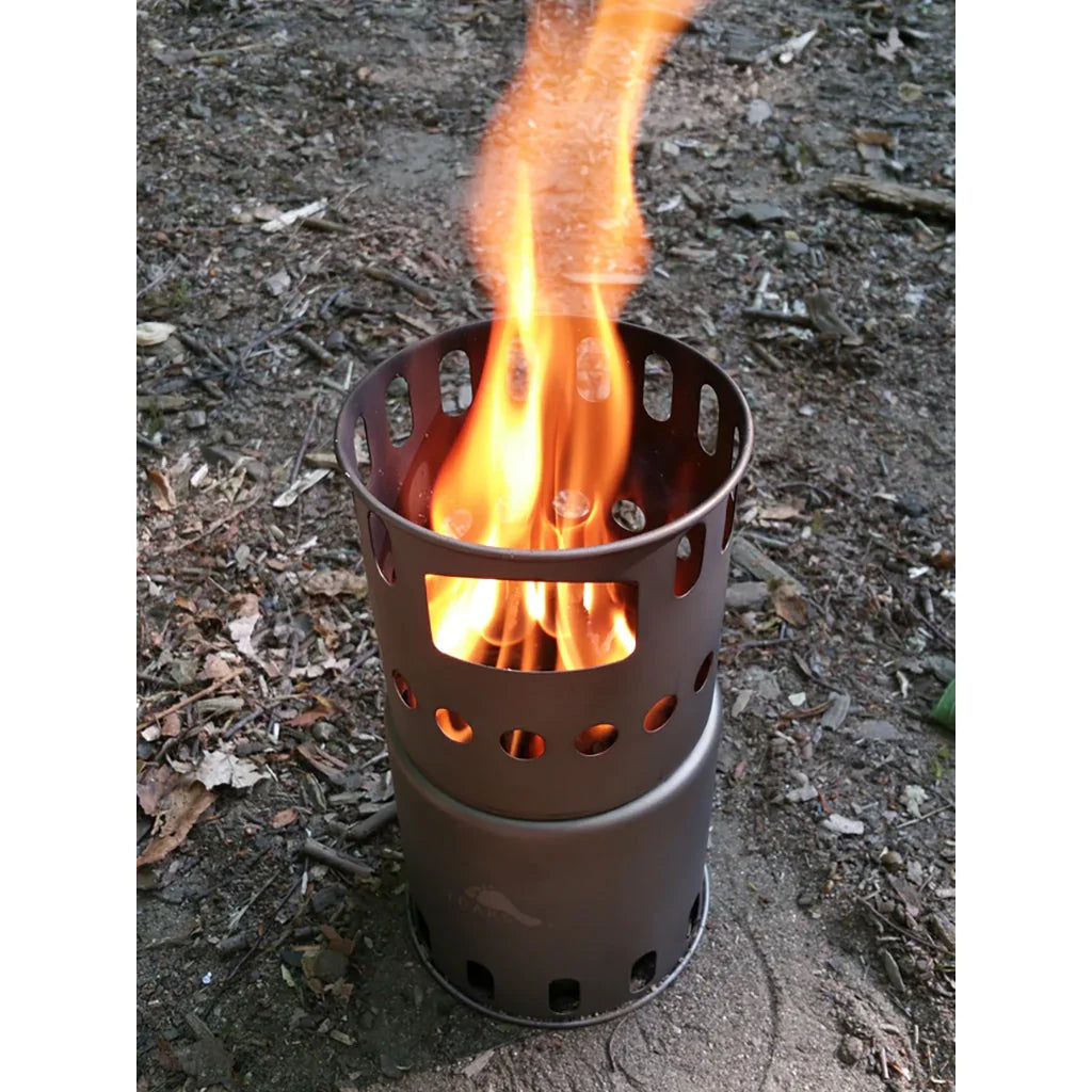 TOAKS Titanium Backpacking Wood Burning Stove