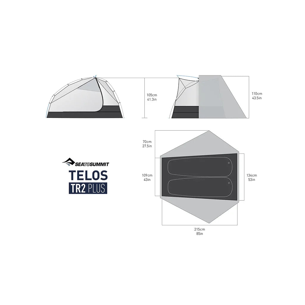 Telos TR2 Plus - Two Person Freestanding Tent (3+ Season)