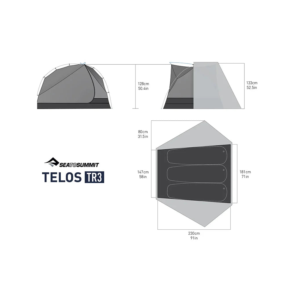 Telos TR3 - Three-Person Freestanding Tent