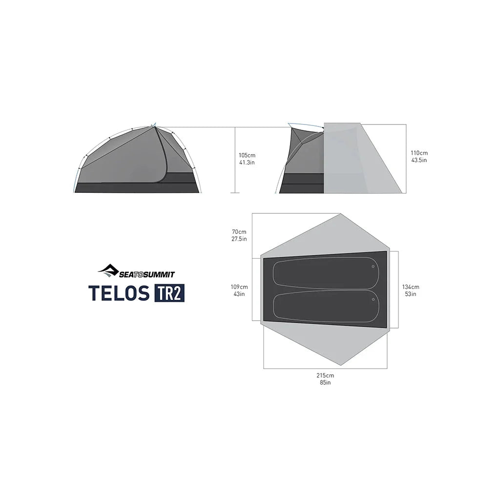 Telos Bikepacking TR2 - Two Person Freestanding Tent