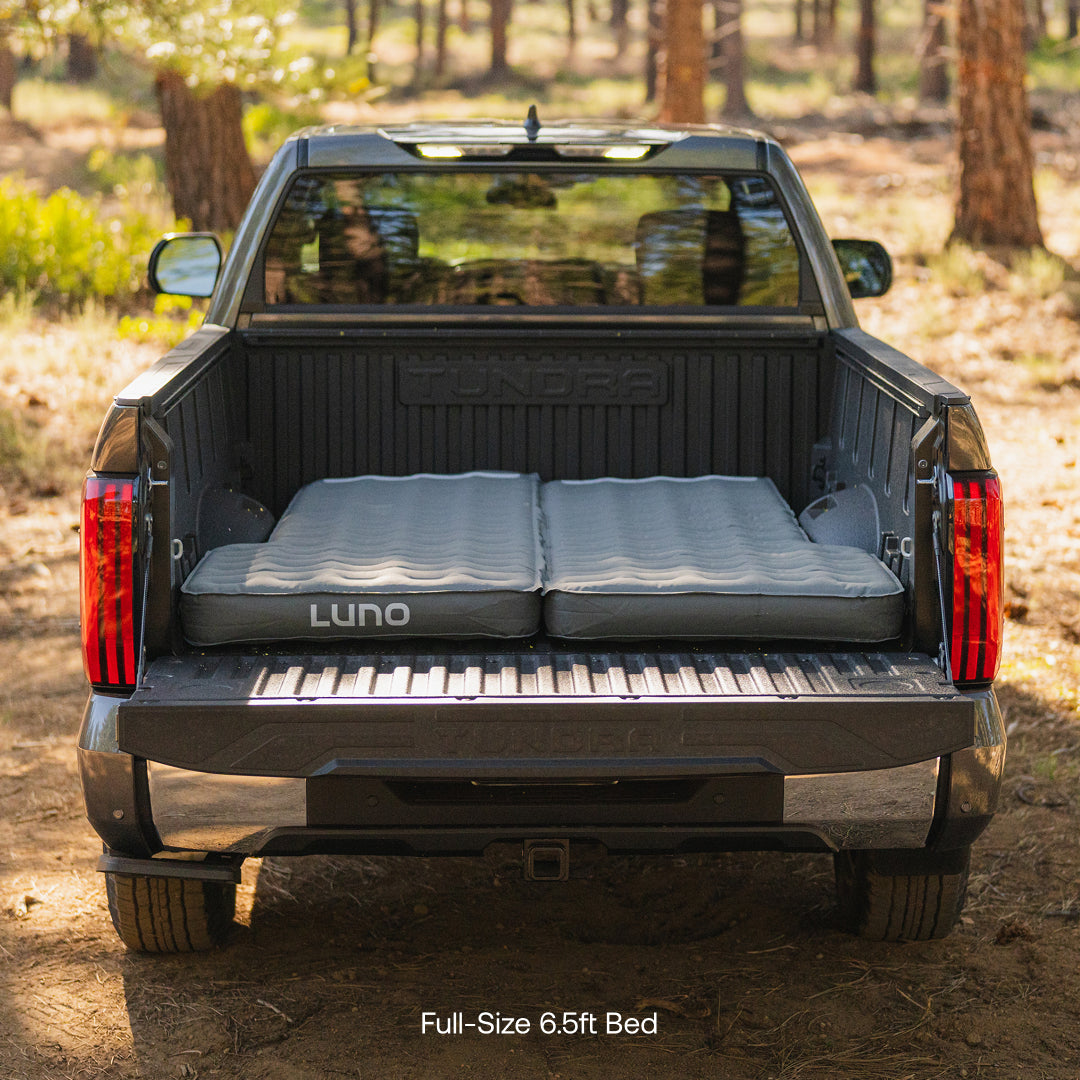 Full-size 6.5ft Luno AIR truck bed mattress