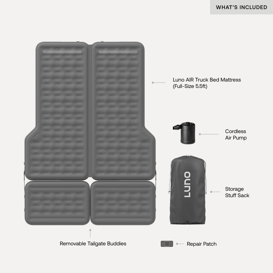Luno AIR Truck Bed Mattress | Full-Size 5.5ft