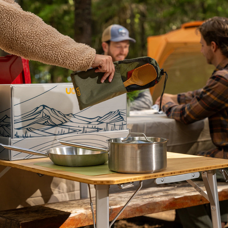 Camp Kitchen Set - 47-Piece Camping Cookware & Cooking Kit – Gearlanders