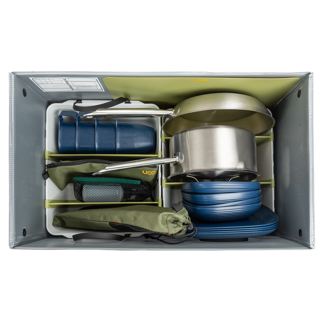 Camp Kitchen Set - 47-Piece All-in-One Camping Cookware Set & Cooking Kit for 2-4 People