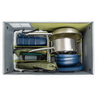 Camp Kitchen Set - 47-Piece All-in-One Camping Cookware Set & Cooking Kit for 2-4 People