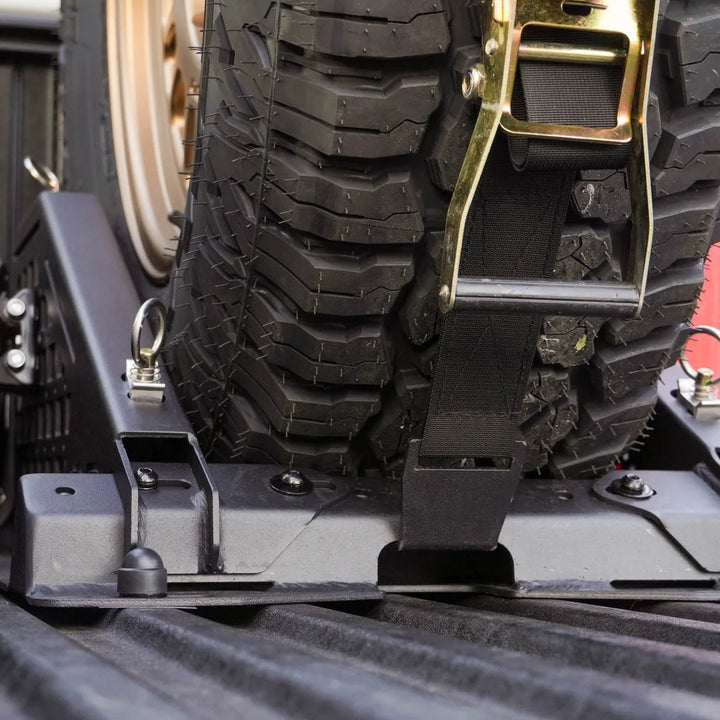 DV8 Universal Truck Bed Tire Carrier & Accessory Mount