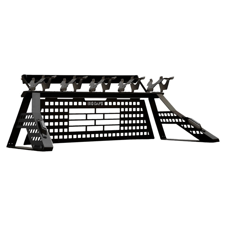 Big Days Chase Rack Pro 5 bike build render with Headache Rack and Code4LED light bar