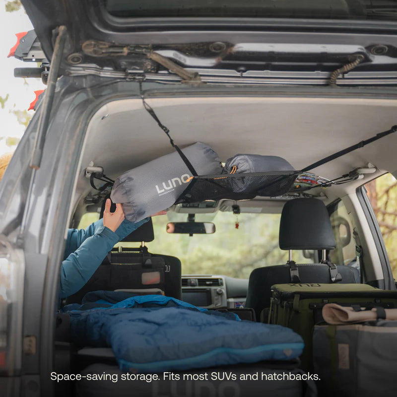Luno Cargo Hammock | The Ultimate Gear Storage Solution for Car Camping