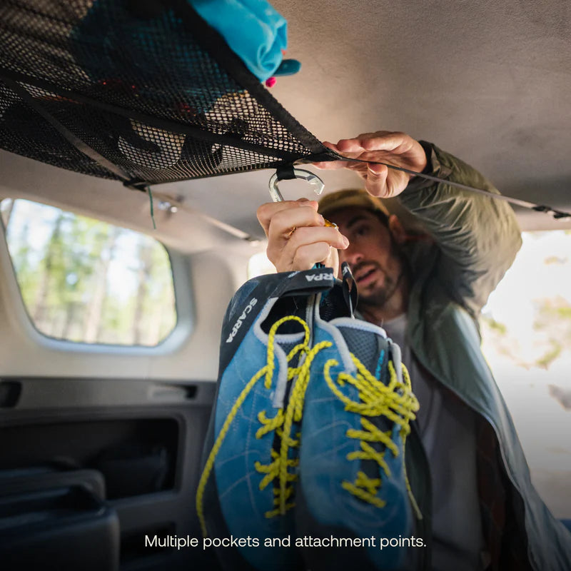 Luno Cargo Hammock | The Ultimate Gear Storage Solution for Car Camping