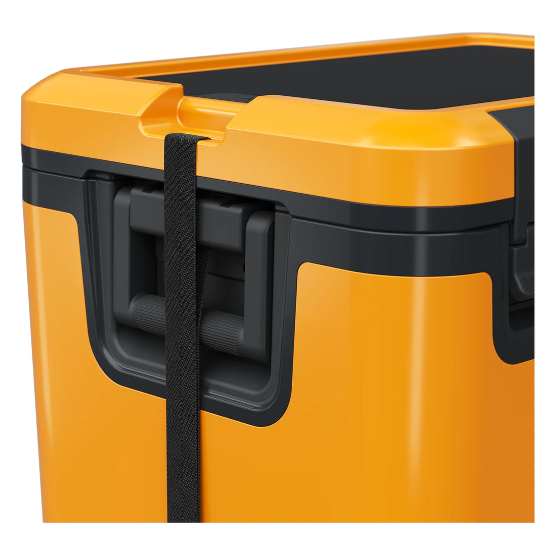 Dometic Recon Hardside 41L in Glow with a tie-down strap through the handle