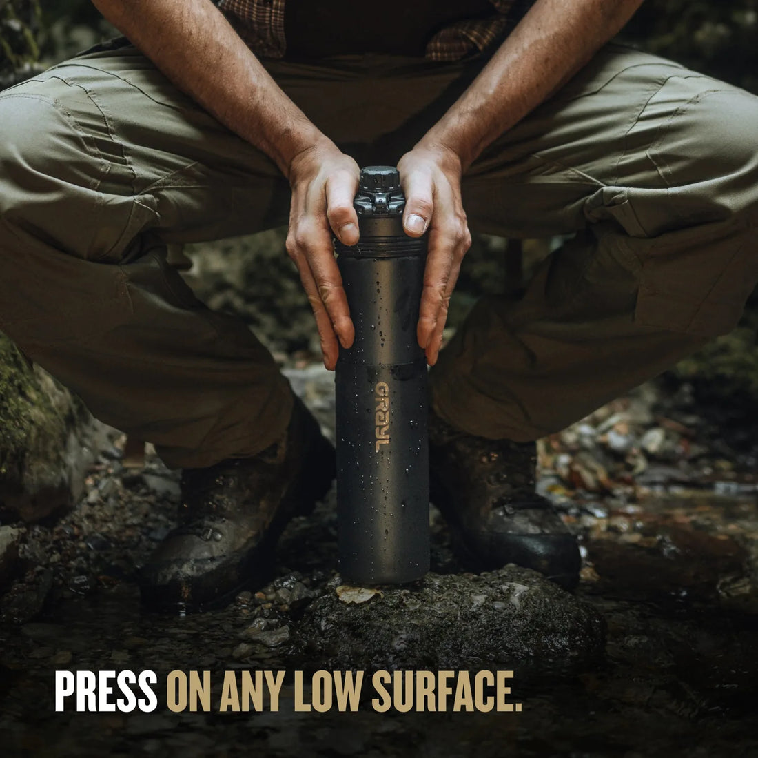 Pressing the GeoPress Ti Black Edition