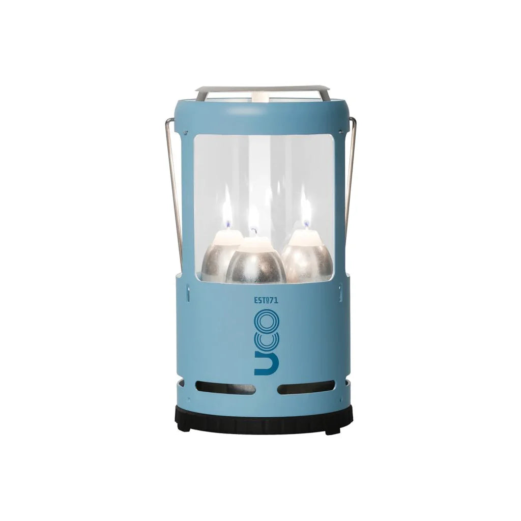 Candlelier Candle Lantern - Triple Candle Windproof Camping Lantern with Heat Shield