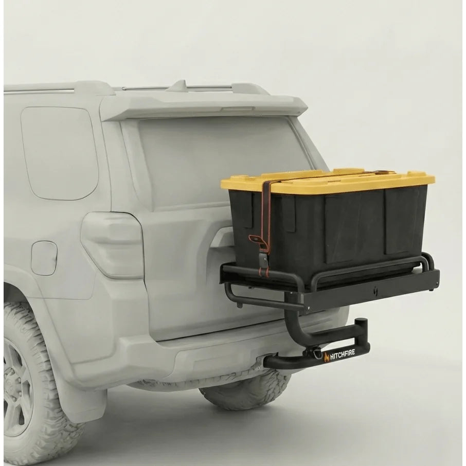 HitchFire Ledge XL swing-out cargo platform on a 2 inch hitch, view 8