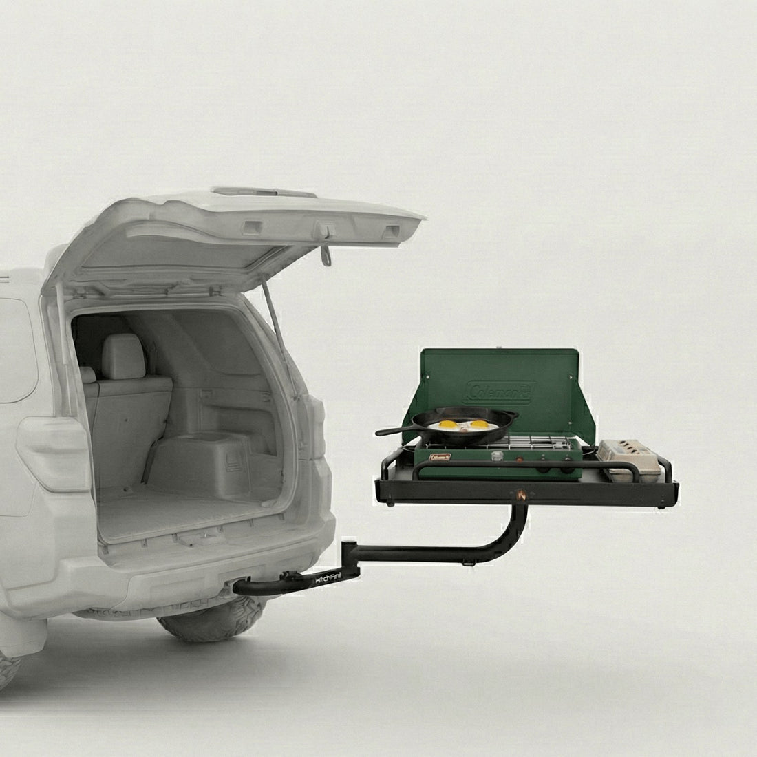 HitchFire Ledge XL swing-out cargo platform on a 2 inch hitch, view 7