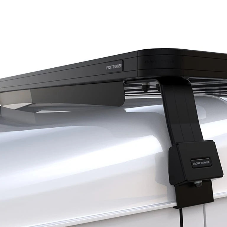 Front Runner Slimline II Tall Roof Rack Kit for Land Rover Defender 110 1983-2016 installed and in use