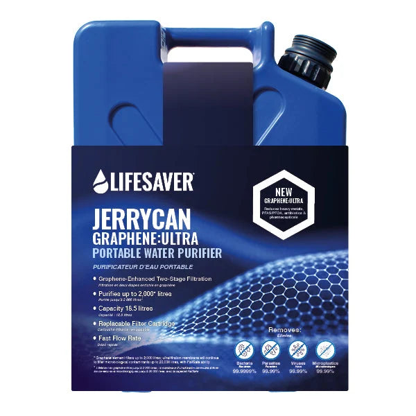 LifeSaver Jerrycan Graphene:Ultra portable water purifier in Blue