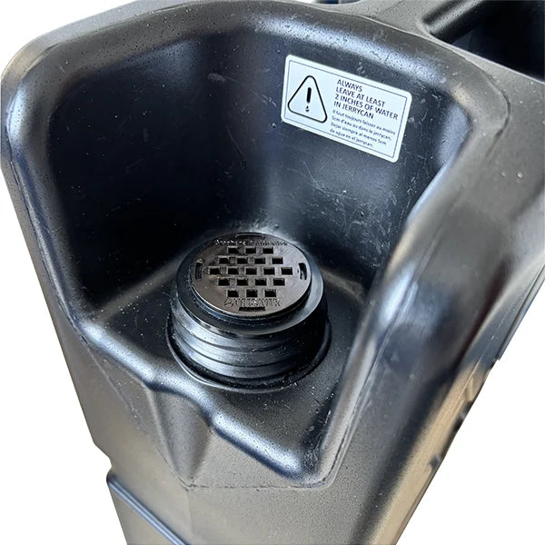 Black LifeSaver Jerrycan Graphene:Ultra with the Graphene:Ultra filter cartridge installed