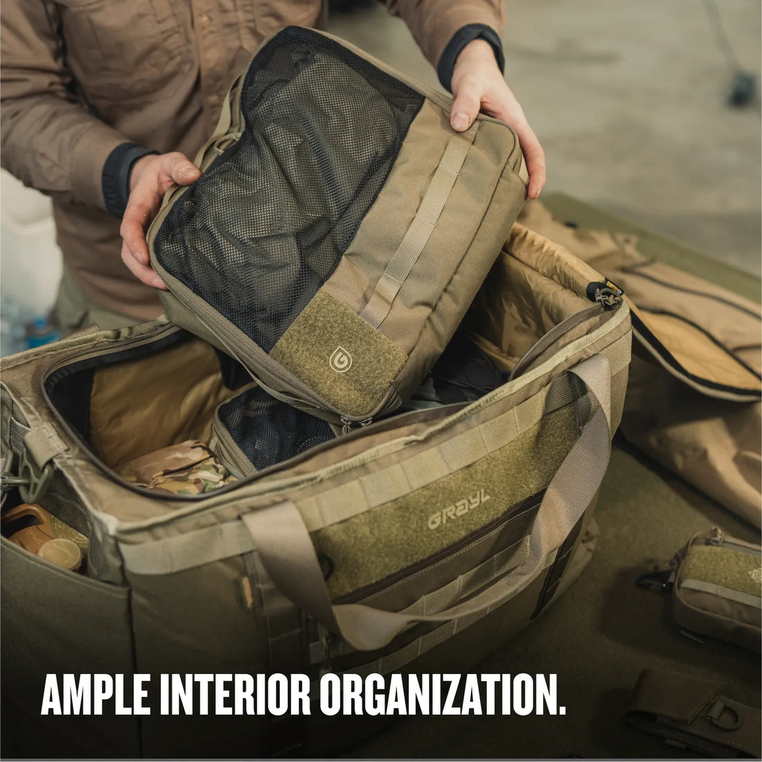 Mission Tote interior pockets and organization