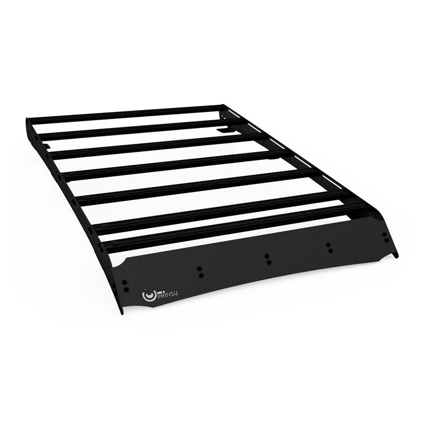 Prinsu Subaru Crosstrek roof rack on its own, black powder coat