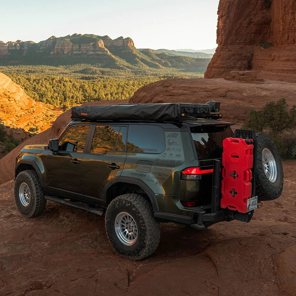 Lexus GX550 with CBI rear bumper on red rock