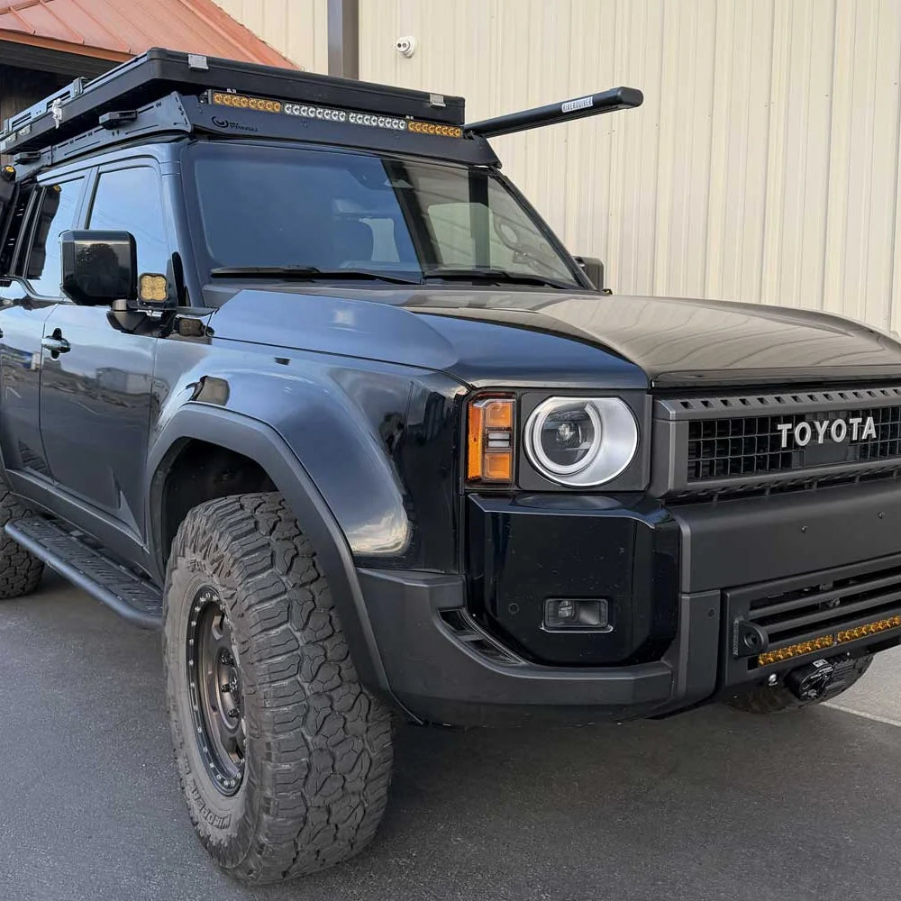 Black Land Cruiser 250 with CBI Covert bumper