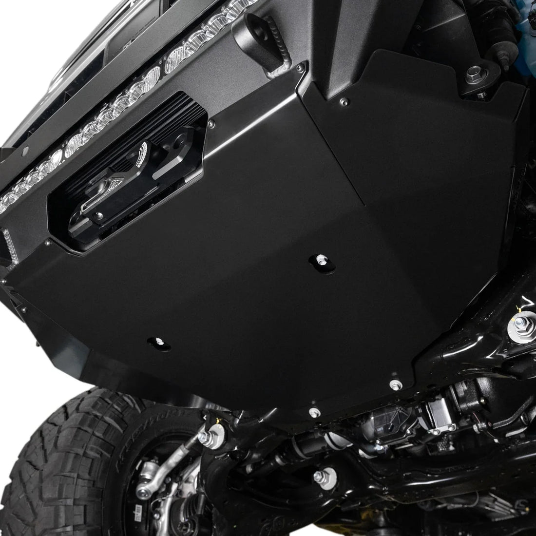 Rago skid plate under the Rago bumper on a 6th Gen 4Runner