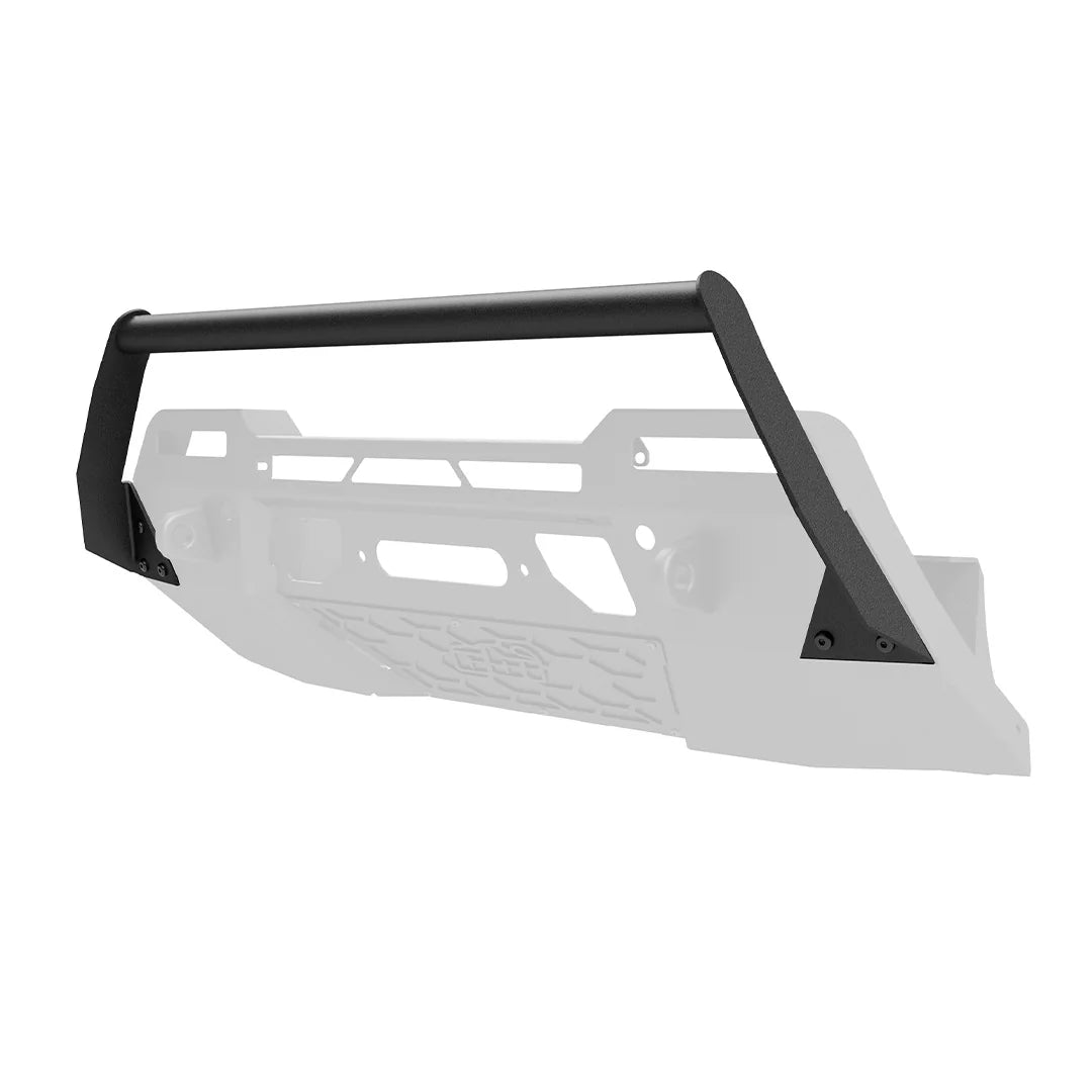 CBI bull bar shown on the Tacoma Covert bumper