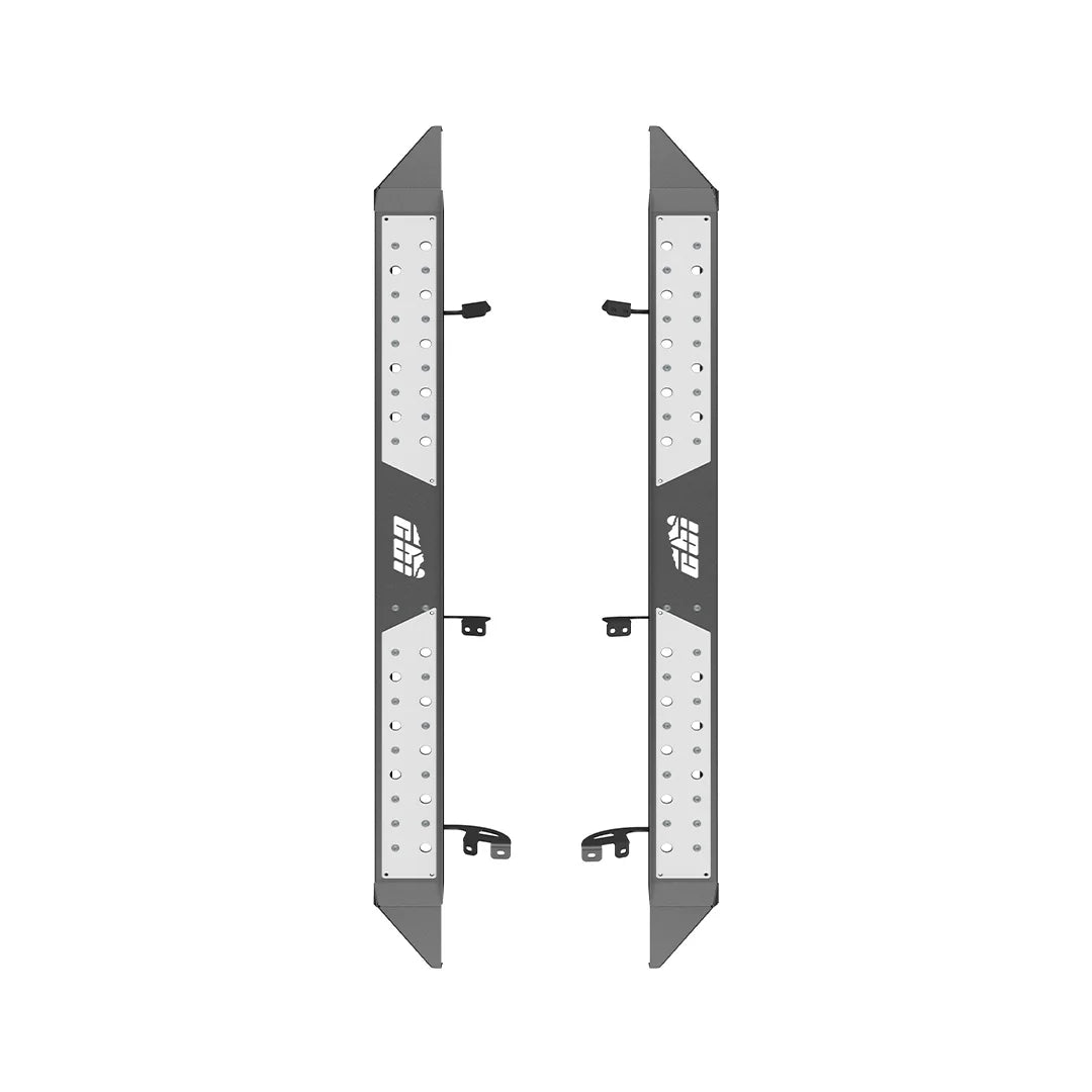 CBI Tacoma side steps pair on a white background