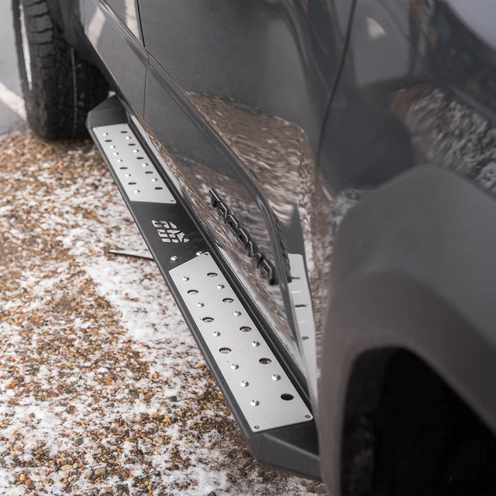 CBI side step on a 4th Gen Tacoma in the snow