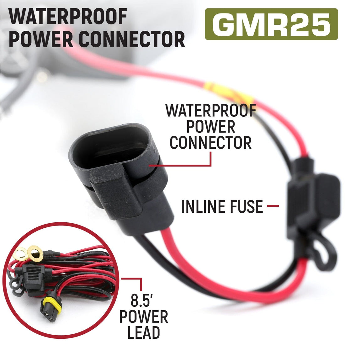 GMR25 Radio Kit - 25W Waterproof GMRS Mobile Radio with Antenna
