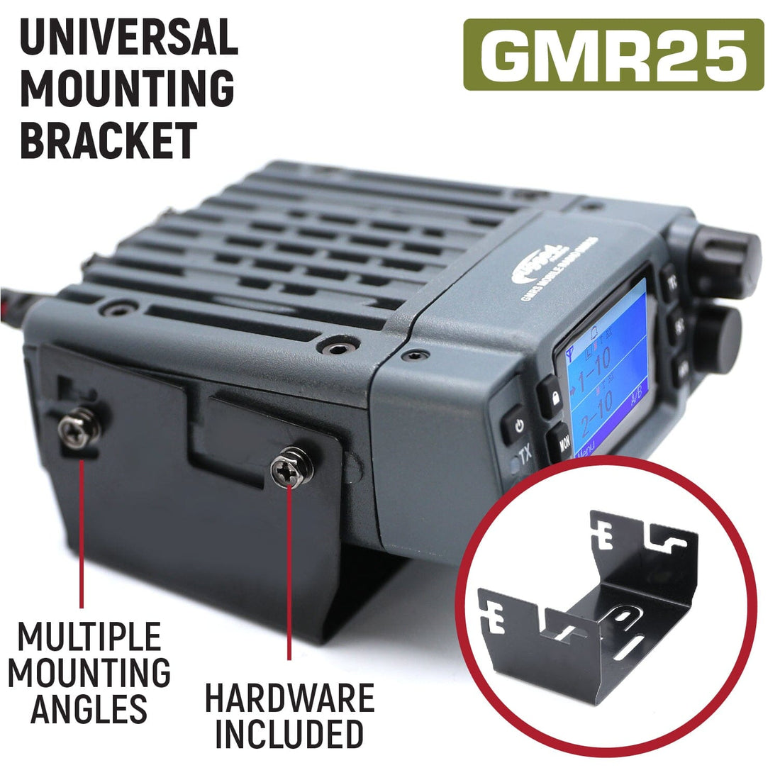 GMR25 - 25W Waterproof GMRS Mobile Radio