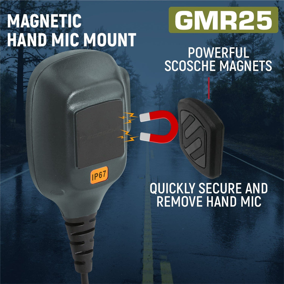GMR25 - 25W Waterproof GMRS Mobile Radio