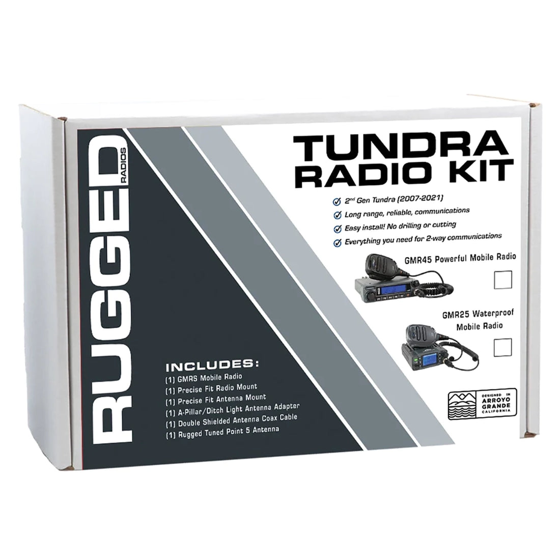 Toyota Tundra Two-Way GMRS Mobile Radio Kit